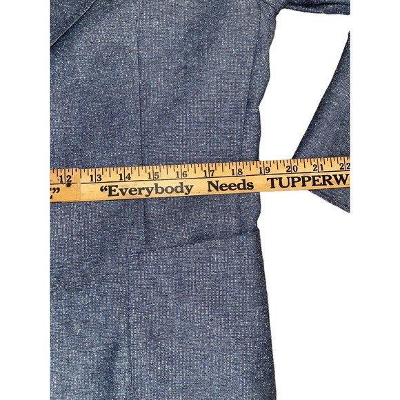 Hugo Boss Silk Wool Blazer Blue Men’s 42R - Picture 7 of 12